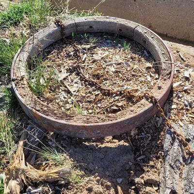 Lot 150: Antique Farm Wheel Tool