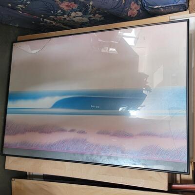 Ocean Wave Framed Painting