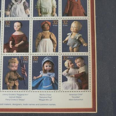 Limited Edition USPS American Doll Collection Framed 0957/3500