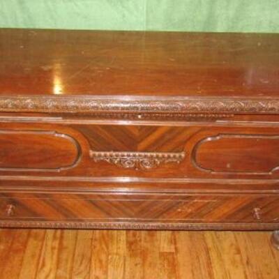 LOT 3  AUSTRALIAN WALNUT HOPE CHEST