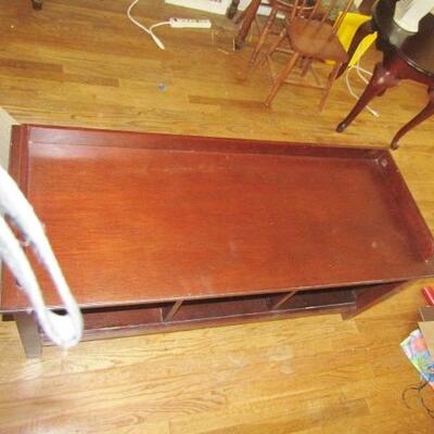 LOT 50 BENCH WITH STORAGE CUBBIES