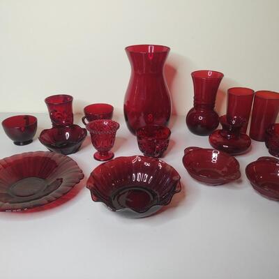 128a - Red Glass