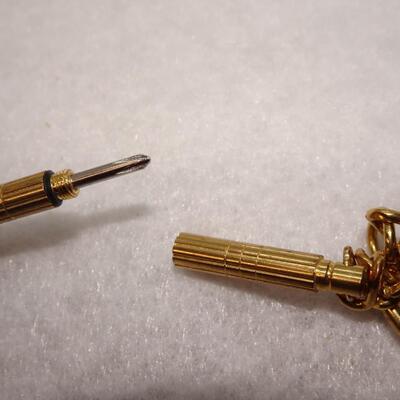 Key Ring Faux Pin, Mini Phillips & Flathead Screwdrivers 