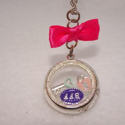 Little Girl BFF Charm Necklace 