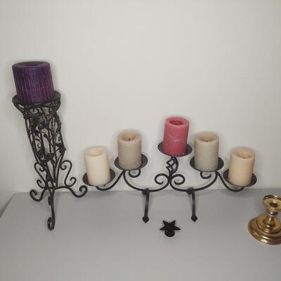 131 - Metal Candle Holders