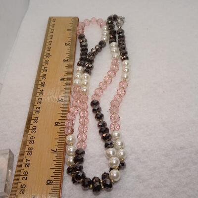 Pearls & Crystal Necklace