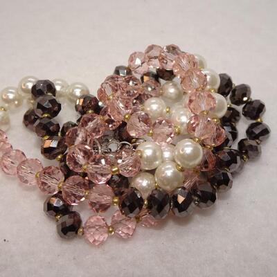 Pearls & Crystal Necklace