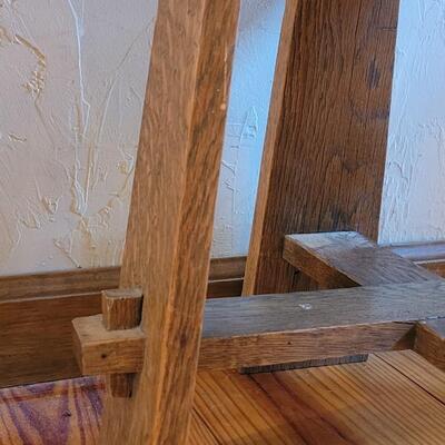 Lot 164: Antique Mission Oak Side Table 