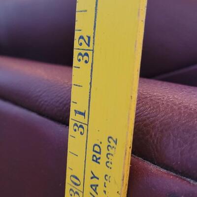 Lot 167: La-z-Boy Leather Chair & Ottoman 
