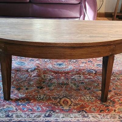 Lot 168: Vintage Chittenden and Eastman Co. Oak Coffee Table