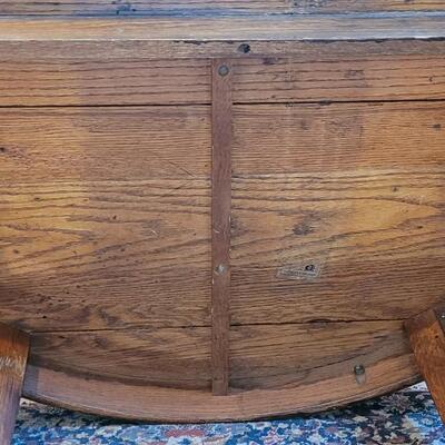 Lot 168: Vintage Chittenden and Eastman Co. Oak Coffee Table