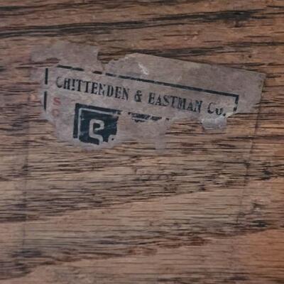 Lot 168: Vintage Chittenden and Eastman Co. Oak Coffee Table