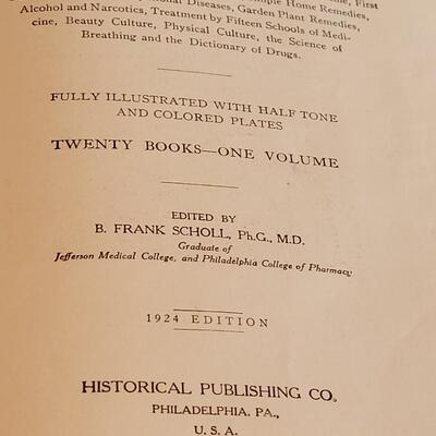 Lot 180: 1925 Library of Health Book