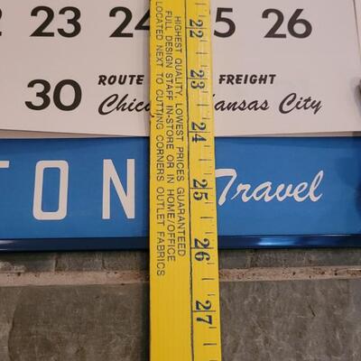Lot 186: 1964 & 1965 Burlington Railroad Calendars  26" Ã— 18"