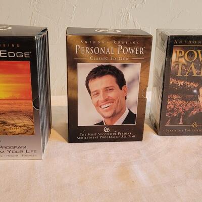 Lot 187: Tony Robbins DVD Collections