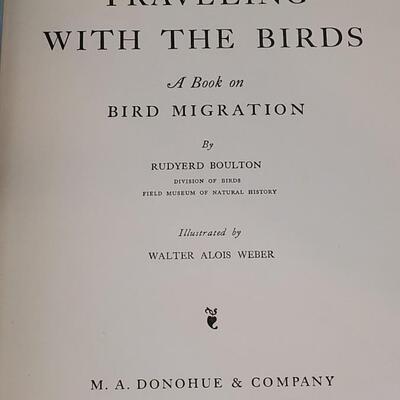 Lot 191: 1933 "Traveling with the Birds" Book with Pictures