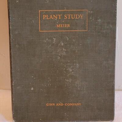 Lot 192: 1928 Plant Study Student Work Book By W.H.D. Meier A.M., Ph.D. 