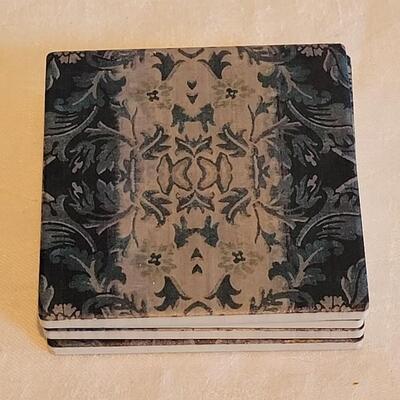 Lot 194: Dash of That Ceramic Coasters (4)