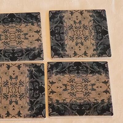 Lot 194: Dash of That Ceramic Coasters (4)