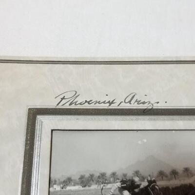 Lot 196: (3) 1950's Race Horse Photo Cabinet Cards