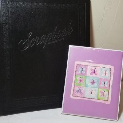 Lot 201: Vintage Unused Scrapbook & Butterfly Photo Album 