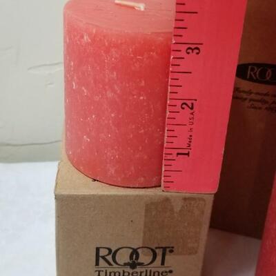 Lot 202: New Root Timberline Pride, Joy & Rose Candles