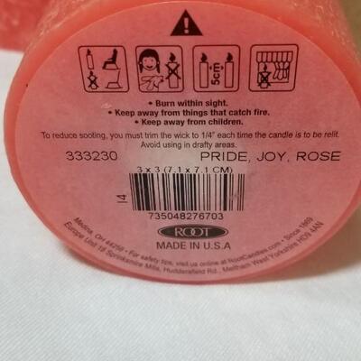 Lot 202: New Root Timberline Pride, Joy & Rose Candles