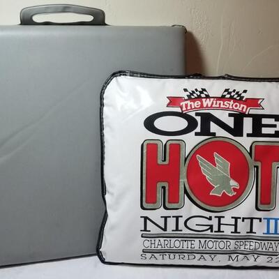 Lot 214: Vintage Coca-Cola 600 Winston Cup & Rockies Seat Cushions