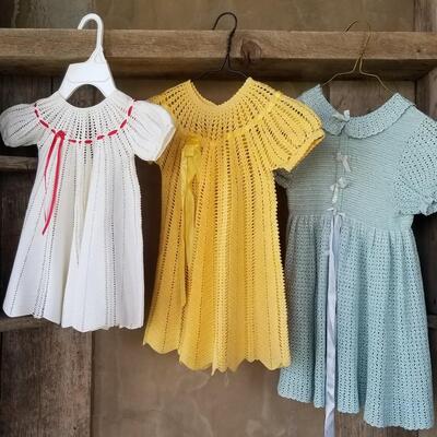 Lot 216: Vintage Baby/Toddler Dresses