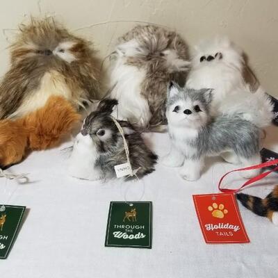 Lot 223: New Midnight Snowfall, Through the Woods and Holiday Tails Ornaments 