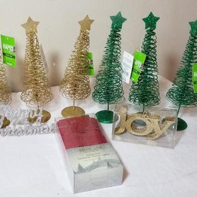 Lot 224: Christmas Trees and other Christmas Deco