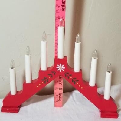 Lot 226: Vintage Christmas Electric CandlesACookie Cutters