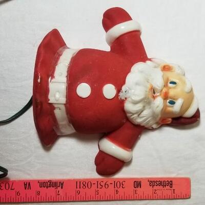 Lot 228: Vintage Light Up Santa Claus (untested-needs a bulb)