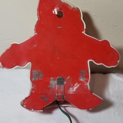 Lot 228: Vintage Light Up Santa Claus (untested-needs a bulb)