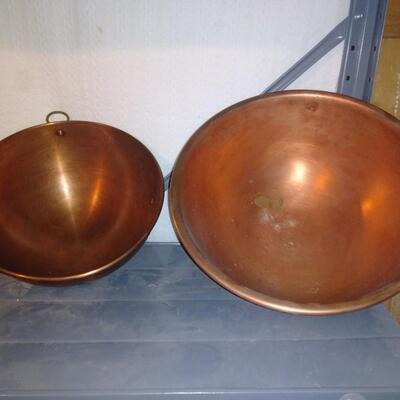 LOT 99 COPPER BOWLS 