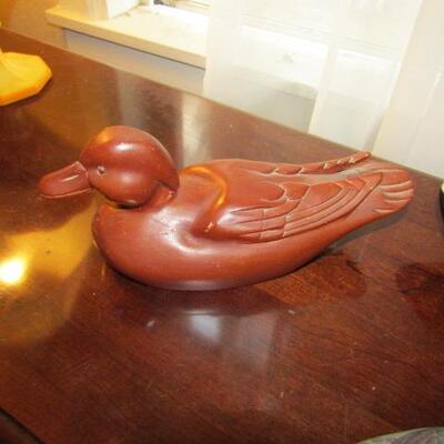 LOT 105 WOODEN DUCK DECOYS