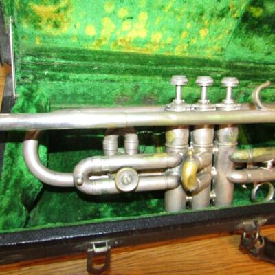 LOT 56 CG CONN TRUMPET WITH CASE 