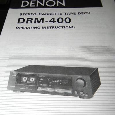 LOT 42   DENON CASSETTE TAPE DECK