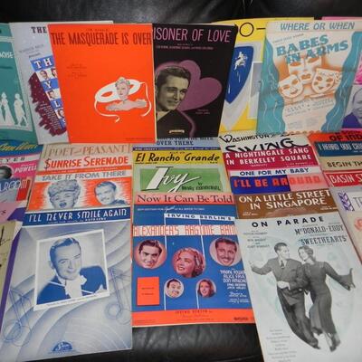 LOT 48   SHEET MUSIC