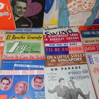 LOT 48   SHEET MUSIC