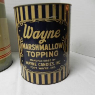 LOT 44  VINTAGE TINS