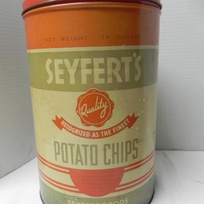 LOT 44  VINTAGE TINS