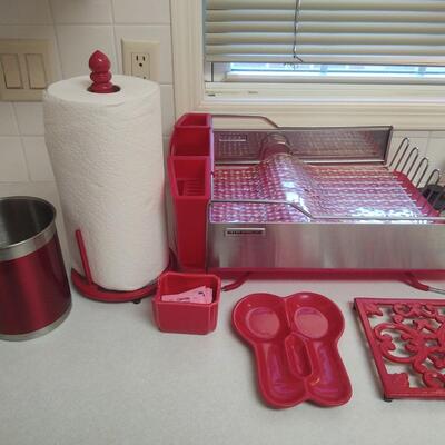136 - Red Kitchenware