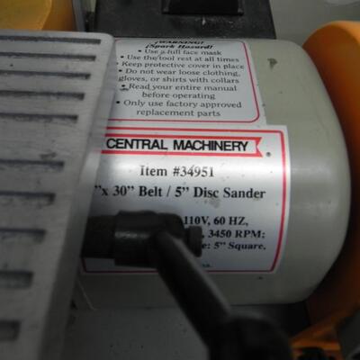 LOT 55 BELT DISK SANDER