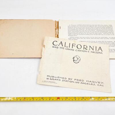 1919 â€œCALIFORNIA AND THE GRAND CANYON OF ARIZONAâ€ TOURISM BOOK
