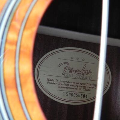 LOT 3  FENDER ACUSTIC GUITAR