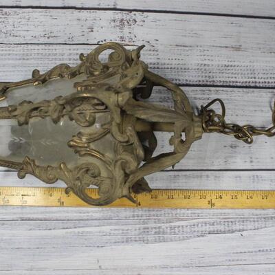 Vintage Gothic Style Hanging Swag Chain Lamp 