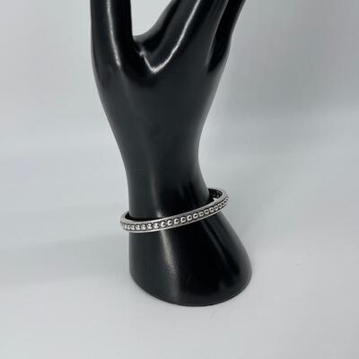 #391 - 925 Mignon Faget Sz 6 Beaded Cuff Bracelet