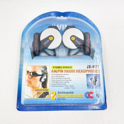 NEW! STEREO SPORTS AM/FM RADIO HEADPHONES #1