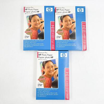 NEW! HP PREMIUM PLUS 4X6 PHOTO PAPER LOT